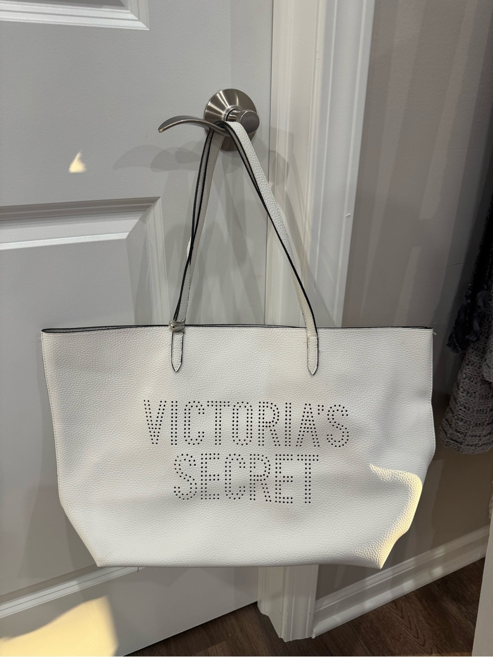Victoria's Secret White Tote Bag